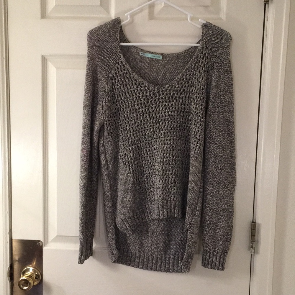 Maurice’s grey sweater